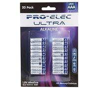 Pro Elec PSG91244 Ultra Alkaline AAA Batteries 20 Pack