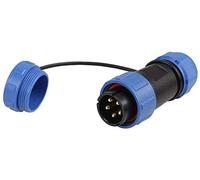 PRO ELEC SP211 Series Circular Connector, Cable Mount Plug, 5 Contacts, Threaded, Solder Socket, IP68 - PELR0159