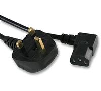 Pro Elec UK Plug to Right Angled IEC C13 Power Lead, 15m