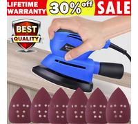 Silverline Diy 240w Random Orbit Sander 125mm 240w - 870944 Smooth Finish 10 Pk - 240w sander silverline random orbit 870944 smooth finish diy 125mm