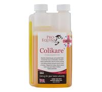 Pro-Equine Colikare horse colic supplement (500ml). Super fast action for uncomfortable gassy relief. Can be fed regularly or when required. Appetising peppermint taste.