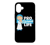 Pro Eternal Life Prolife Catholic Our Blessed Mother Mary Case for iPhone 16 Plus