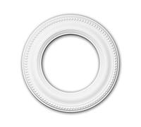 PRO[f]home® - Ceiling Rose 156006 Ceiling Decoration Medallion Rosette Decorative Element Neo-Classicism Style White Ø 33 cm Profhome