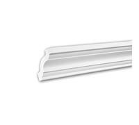 PRO[f]home® - Cornice Moulding 150141 Decorative Moulding Crown Moulding Coving Cornice Neo-Classicism Style White 2 m Profhome