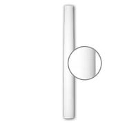 PRO[f]home® - Half Column Shaft 116050 Column Decorative Element Neo-Classicism Style White Profhome