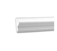 PRO[f]home® - Panel Moulding 151301F Dado Rail Flexible Moulding Decorative Moulding Neo-Classicism Style White 2 m Profhome