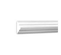 PRO[f]home® - Panel Moulding 151308 Dado Rail Decorative Moulding Frieze Moulding Neo-Classicism Style White 2 m Profhome