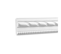 PRO[f]home® - Panel Moulding 151314 Dado Rail Decorative Moulding Frieze Moulding Neo-Classicism Style White 2 m Profhome