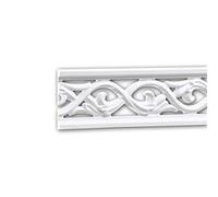 PRO[f]home® - Panel Moulding 151364 Dado Rail Decorative Moulding Frieze Moulding Rococo Baroque Style White 2 m Profhome