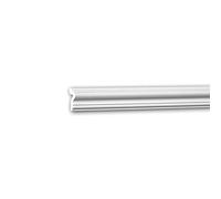 PRO[f]home® - Panel Moulding 651301 Dado Rail Decorative Moulding Frieze Moulding Neo-Classicism Style White 2 m Profhome