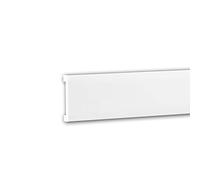 PRO[f]home® - Panel Moulding 651363 Dado Rail Decorative Moulding Frieze Moulding Contemporary Design White 2 m Profhome
