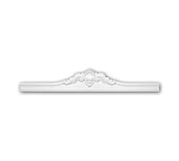 PRO[f]home® - Pediment 154014 Door Surround Decorative Element Neo-Empire Style White Profhome