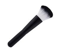 Pro Face Brush for Lawless Finish | Wooden Handle Makeup Tool for Liquid Cream Foundation Primer | Perfect for Personal Professional Makeup | 5.7 Inch Brush Length | Nylon