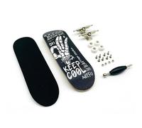 Pro Fingerboard Complete 30mm Skateboard Mini Small Hand Skate Professional Finger Board Full Wood Maple Wheels with Bearings for Kids (B12)