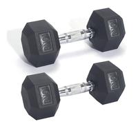 Pro Fitness 10kg Hex Dumbbell Set