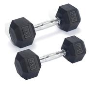 Pro Fitness 5kg Hex Dumbbell Set