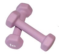 Pro Fitness Neoprene Dumbbells - 2 x 1kg