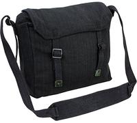 Pro Force Highlander Army Travel Shoulder Military Combat Day Bag Messenger Satchel Canvas Surplus Haversack Black