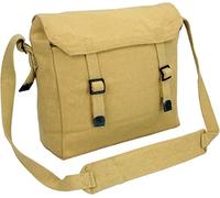 Pro Force Highlander Army Travel Shoulder Military Combat Day Bag Messenger Satchel Canvas Surplus Haversack Beige