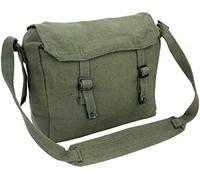 Pro Force Highlander Army Travel Shoulder Military Combat Day Bag Messenger Satchel Canvas Surplus Haversack Olive Green