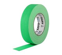 Pro-Gaff RS127GN24X25 24 mm x 25 yd Fluorescent Matt Cloth Tape
