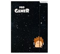 PRO Gamer Laminated School Folder with Elastic Band for Gamer A4 Schedule, English Irregular verbs (PRO Gamer)