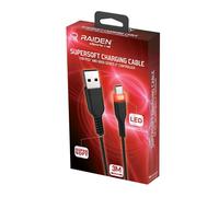 Subsonic Raiden USB C charging and transfer cable, PS5, 3 Metre