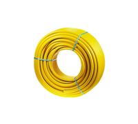 Reinforced Professional Garden Hose Pipe with Kink Resistant Construction - Yellow
