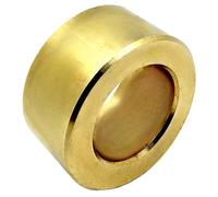 Pro-Graad 1” to 5/8” ID Arbor Hole Reducer Bushing, Brass Wheel Center Reducing Adapter for 1/2” Wide Wheels, Compatible for use on 5/8” Shaft Bench Motors & Buffers