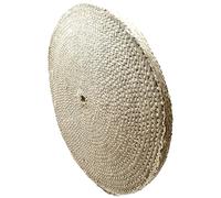 Pro-Graad 12" EOL Sisal Buffing Wheel, 12 inch x 11 Ply - 1/2 inch Thick x 3/4 inch Arbor Hole, Firm Sisal Spiral Sewn Buff for Buffer, Ideal for Coarse Cut First Step Buffing - Pack of 1