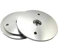 Pro-Graad 356 8” x 1-1/4” Convolute Deburring Wheel Aluminum Reducer Flanges for Wheels with 8” Hole, Reduce Arbor to 1-1/4”, Compatible for use with Pro-Graad & 3M Scotch Brite Wheels, 03907, 1 Pair