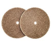 Pro-Graad 4 Pack 8” x 1/2” Medium (P150) Cut & Polish Discs, Aluminum Oxide Non-Woven Discs for Satin Finishing, Blending, Cleaning, 00831, Pack of 4