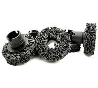 Pro-Graad 45200 5 Pack 2” Black Brake Hub Cleaning Discs, Brake Drum & Rotors, Around Wheel Studs Rust Removal, Replacement Pads Compatible with Pro Graad Counteract Hub Buddy & 3M Pad Holders
