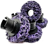 Pro-Graad 46150 6-Pack 1-1/2" Brake Hub Cleaning Disc, Brake Drum & Rotor, Remove Rust Around Wheel Studs, Replacement Pads Compatible with Pro Graad Counteract Hub Buddy & 3M Pad Holder