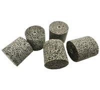 Pro-Graad 5 Pack 1” x 1” x 3/16” 7A Medium Cut & Polish Unitized Wheel - Durable, Aggressive for Tough Blending, Finishing & deburring Stainless, Carbon Steel & high-Nickel alloys, 03700