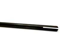 Pro-Graad 6" Slotted Mandrel, 1/4" Shank, Split Head, Sand Internal Holes, Carbon Steel, Pack of 1