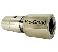 Pro-Graad Flapper Adapter 5/8 UNC Thread with 1/8” & 1/4" Collet - Converts Angle Grinders to Rotary Tools - Compatible with 5/8”-11 Threaded Angle Grinders