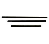 Pro-Graad SM-468 Slotted Mandrel 1/4” Shank & Body 3 Piece Set 4” - 6” - 8” Split Head Slot Mandrels, Core Sanding Internal Holes, 1/4” Shank Diameter x 4, 6, 8 inch Overall Lengths, Set of 3