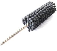 Pro-Graad TwistFlex 1-1/4" 120SC Cylinder Hone | 1.25" (31.8mm) Flexible Cylinder Honing & Deburring Tool | Bore Brush for Hole Diameters 1.12” - 1.25” | Silicon Carbide 120 Grit | 8" Length
