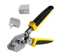 Pro Grade 3/4" J-Channel Cutter Notcher - Razor Sharp Blades for One Squeeze Perfect Drain Notches & 45° Miters - No Burrs Vinyl Siding Tool for Pros & DIYers