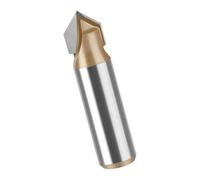 Pro-Grade 90°V Grooving Bit 12mm Steel Shank Design for Furniture Engraving & Profiling Shank Woodworking Milling Cutter