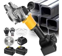 Pro-Grade Cordless Hydraulic Rebar Cutter, 2000w/2100rpm Brushless Rebar Cold Cut Saw,3cm(1.18in) Cutting Diameter for Steel Bar & Metal