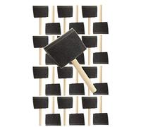 Pro Grade - Foam Brushes - 4 Inch - 24 Piece Poly Foam Brush Set