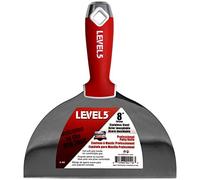 Pro Grade Level 5 8-Inch Soft-Grip Stainless Steel Drywall Putty Knife