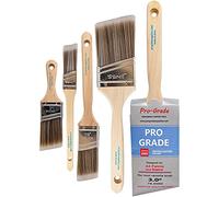 Pro Grade - Paint Brushes - 5 Pack Variety Angle Paint Brushes