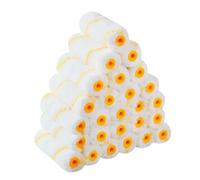 Pro Grade Paint Roller Cover Set,Wall Painting Roller Naps for Professional or Home Owners with All Paints and Stains. Paint Roller Covers are for House or Commercial Use. (4" Mini 25Ea)