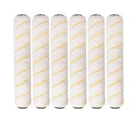 Pro Grade - Paint Roller Covers - 1/2 X 14 Inch Microfiber 6 Pack
