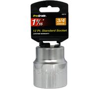 Pro-Grade Tools 16212-3/4" Dr. 12 Pt. 1 9/16" Socket