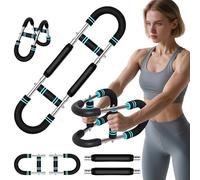 Pro-Grade Twister Arm Trainer- 30-60lb Adjustable Arm Chest Exerciser for Women or Beginners, Portable Spring Resistance Chest Workout Equipment with Anti-Slip Grips for Chest Clip Muscle&Arm Strength