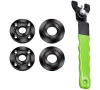 Pro Grinding Machine Angle Grinder Wrench Spanner 5/8-11 Angle Grinder Inner Outer Flange Nut Set Angle Grinder Socket Wrench